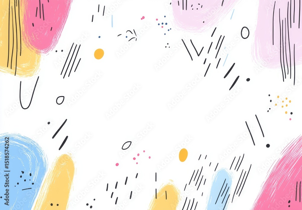Poster playful blobs move across the canvas to create an abstract background for a header poster banner bac