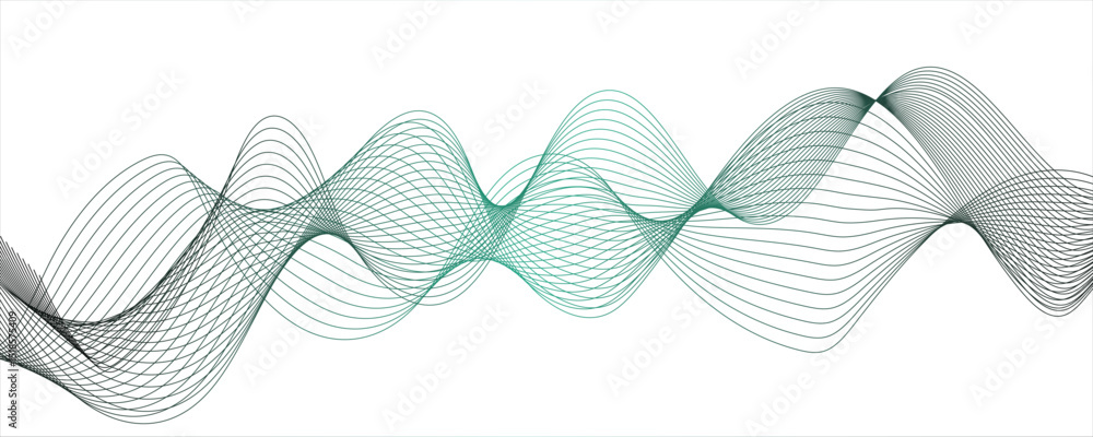 Poster abstract grey smooth element swoosh speed wave modern stream background. abstract frequency sound wa