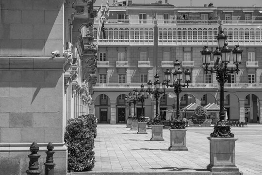 Die historische Stadt Lad Coruna in spanien