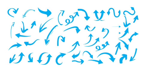 Arrow Symbol Set with different color