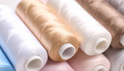 A comprehensive collection of colorful threads for sewing, embroidery and textile art