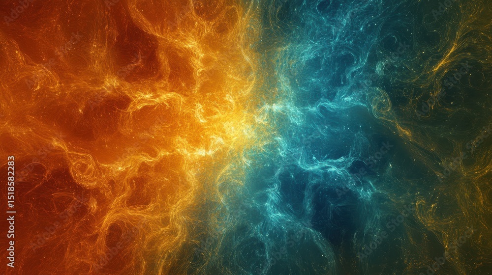 Poster abstract digital background. can be used for technological processes, neural networks and ai, digita