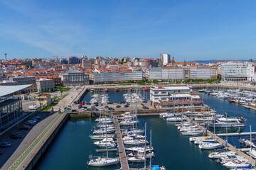 Fototapeta premium A Coruna an der spanischen Küste