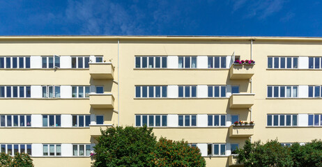 Functionalist Residential Architecture on Louises Street in Oslo, Norway