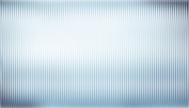 Blue grey ribbed glass. Vector ribbed glass texture background. Mesh gradient. acrylic ribbed bath surface. Reeded glass background semitransparent overlay. Bath wall window