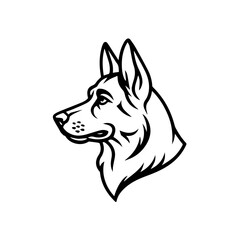 vector illustration of a dog