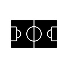 foodball soccer field icon vector illustration, symbol, design logo template pictogram, for ui or ux isolated on white for mobile app, editable