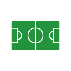 foodball soccer field icon vector illustration, symbol, design logo template pictogram, for ui or ux isolated on white for mobile app, editable