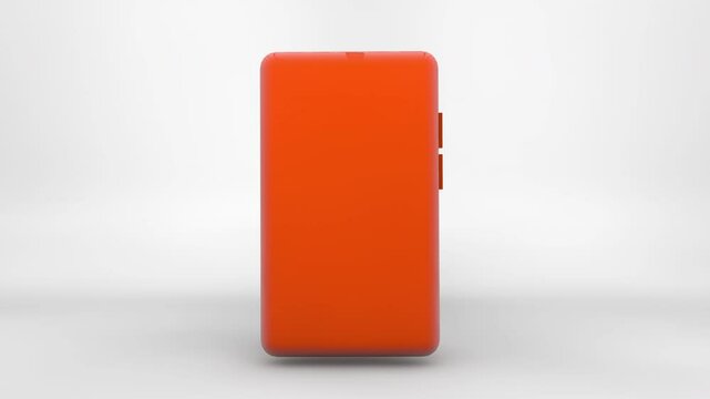 3d animation of Online shopping on mobile application