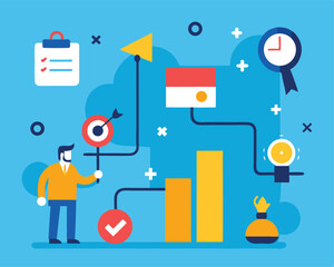 Business Strategy Planning Scene | Visualizing Strategic Business Goals