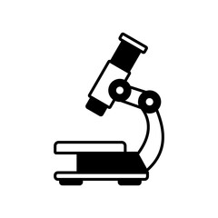 microscope icon, vector illustration, symbol, design logo template pictogram, for ui or ux isolated on white for mobile app, editable