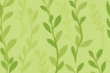 Green foliage seamless pattern background design