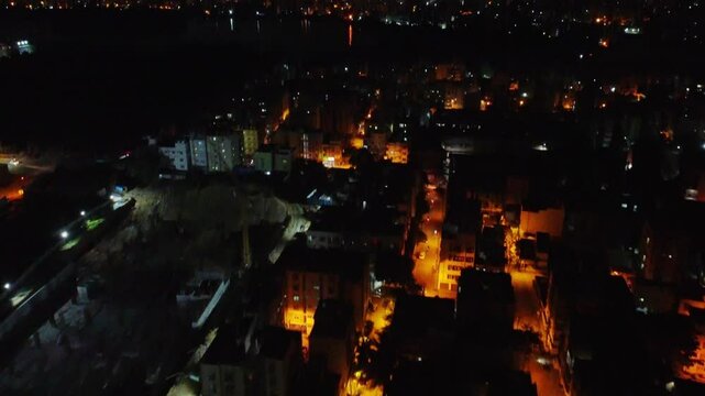 Aerial shot of beautiful fireworks in Bengaluru city after the Royal Challenger Bangalore (RCB) cricket team won the Indian Premier League (IPL) trophy 2025


