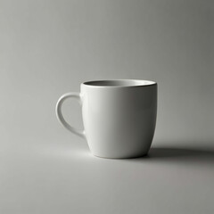 Obraz premium single Coffee mug on white background