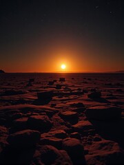 mars sunset