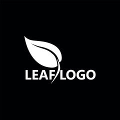 leaf logo design vector