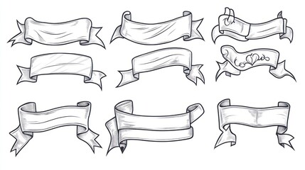 Vintage Ribbons Design Collection