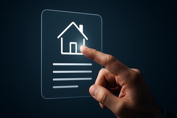 Digital home application form submission process