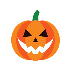 Vintage Pumpkin Faces Silhouette Art Design