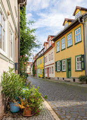 Die Glockengasse im Andreasviertel in Erfurt