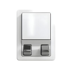Switch panel isolate on white background