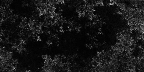 Abstract background of grunge damaged rustic concrete.  Dark abstract fractal cloud texture design. Black grunge smoke background with organic pattern design background. Brushed metal spotted cracked.