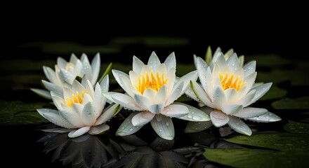 Serene Water Lilies: Purity, Peace, and Tranquility in Bloom