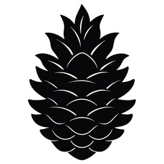 Obraz premium pineapple sketch vector illustration