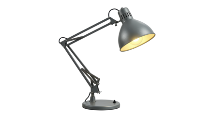 Isolated Articulated Desk Lamp