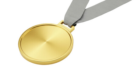 Isolated Gold Medal