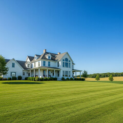 Obraz premium house on the hill