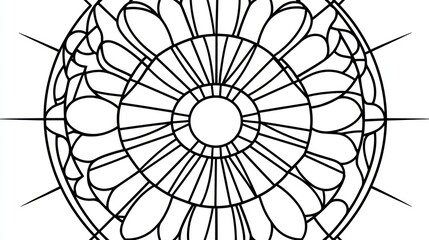Mandala Coloring Page Design (2)