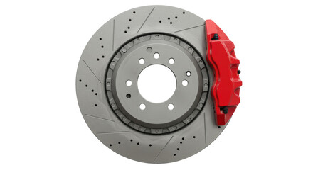 Isolated Car Brake Disc