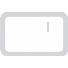 The key of an electronic device with a clean and minimalist style for modern use