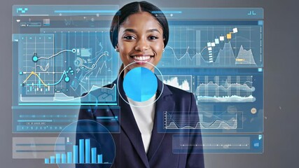 online business interface. motion video. - Powered by Adobe