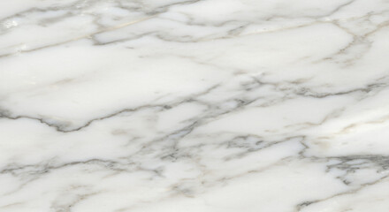 Fototapeta premium White marble texture with gray veins close up