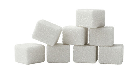 Isolated Sugar Cubes