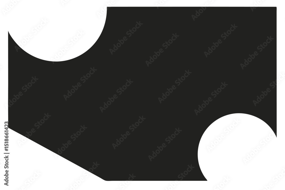 Poster abstract geometric shape with transparent background for modern design elements