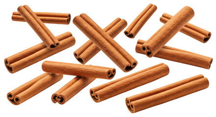Isolated Cinnamon Sticks