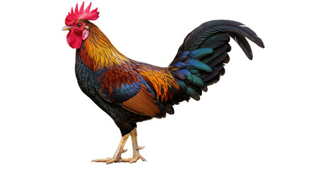 Isolated rooster