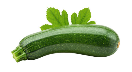 Isolated Green Zucchini
