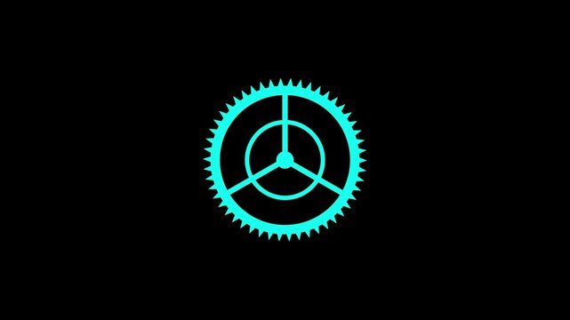 Set of gears icons. Setting gears icon, cogwheel group.clock gear outline and filled vector sign. Symbol, logo illustration. Different style icons set.