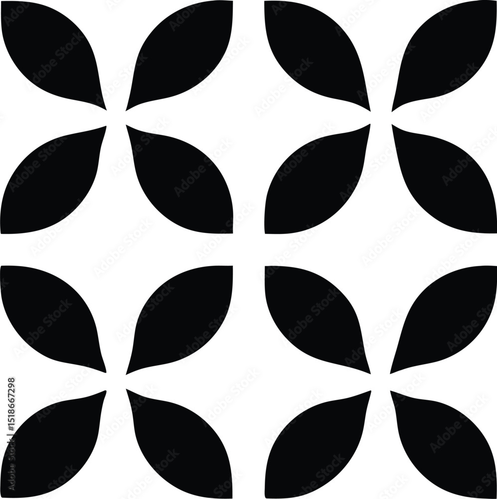 Poster nine unique black silhouette vector shapes set with transparency for various design projects