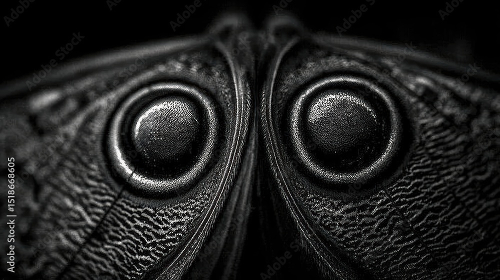 Poster Butterflies Delicate Wings Showcase Complex Textures and Patterns in Macro View Under Soft Light