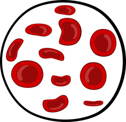  na Dzień Dawcy Krwi – medyczna ilustracja wektorowa