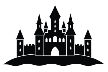 Obraz premium castle vector icon