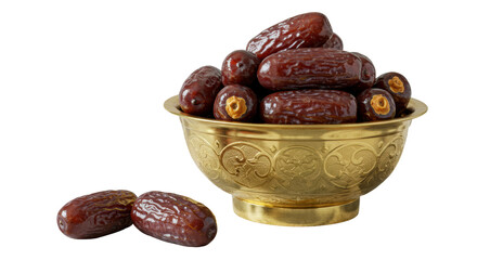 Isolated Bowl of Dates