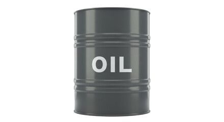 Isolated Oil Barrel