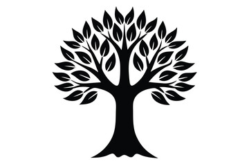 Fototapeta premium vector tree silhouette