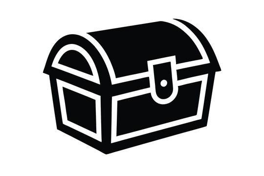 treasure chest vector icon